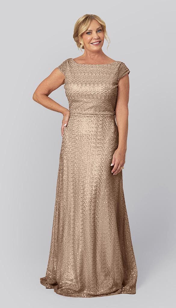 gold mother of the groom dresses